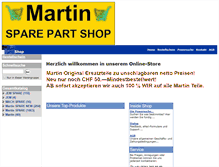 Tablet Screenshot of martin-pro.ch